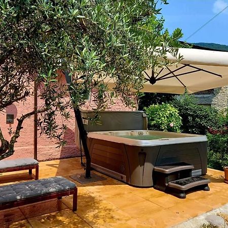 La Casa Rosa Di Segusino With Spa Jacuzzi In Garden Sequsino Exterior photo